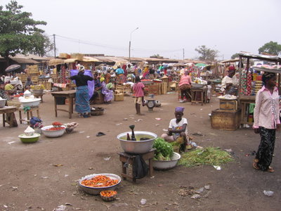 Market in Tamale, Northern Ghana, Tamale, 2006