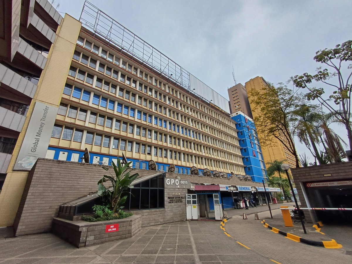 Nairobi General Post Office building (full side view), Nairobi, Kenya, 2025