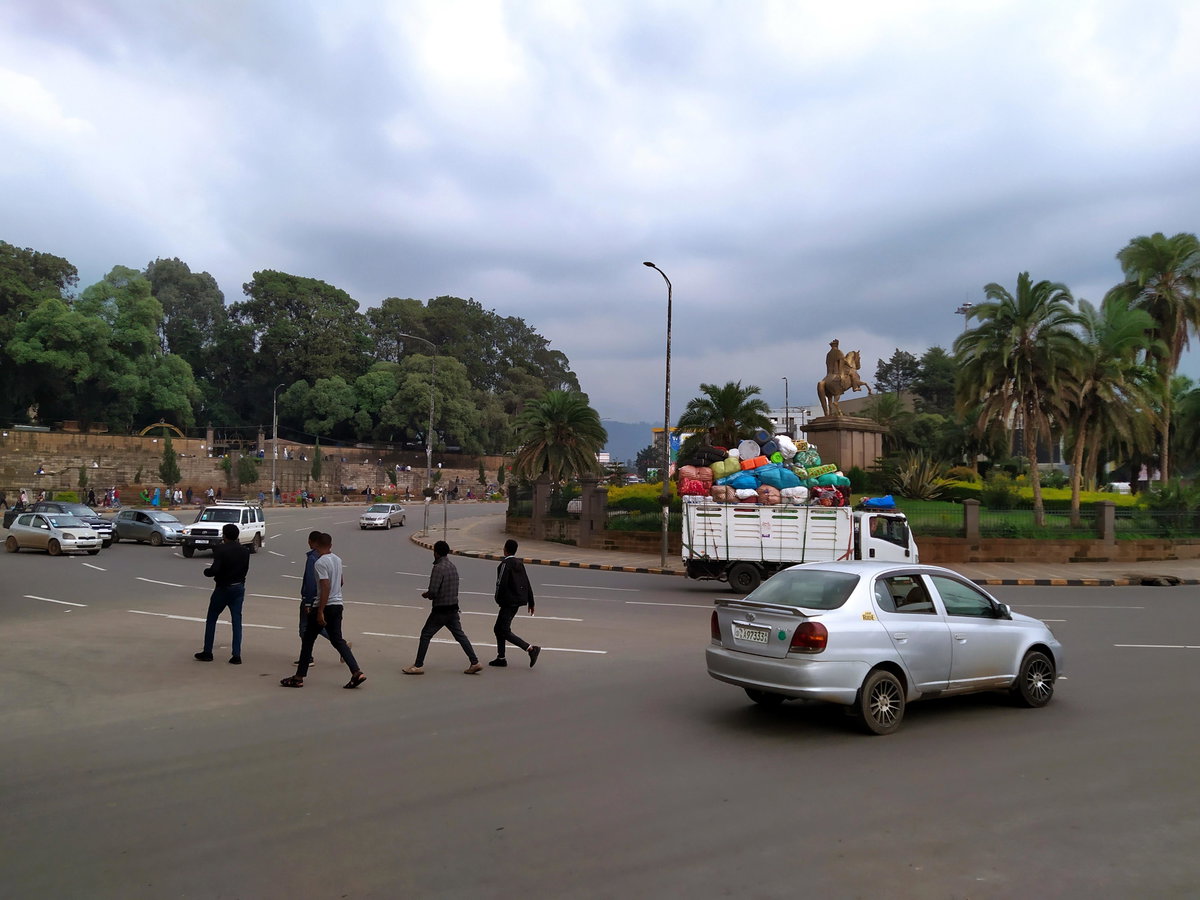 Menelik Square, Addis Ababa, Addis Ababa, Ethiopia, 2023