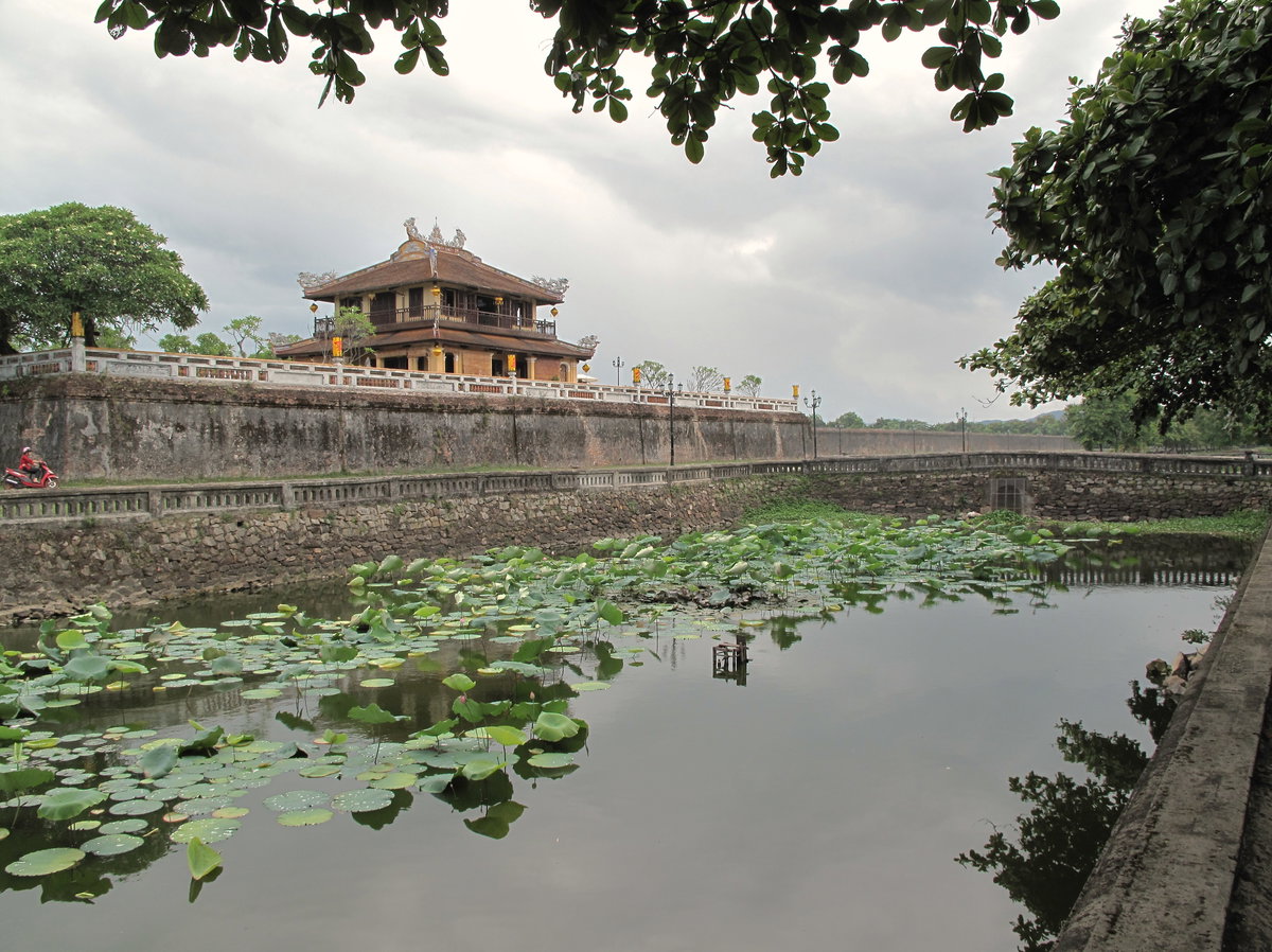 Imperial City from the north, Hue, Vietnam, 2012