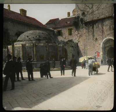 EU: Dubrovnik - Velika Onofrijeva česma (Onofrio's fountain) (1900), Dubrovnik, Croatia, 1900