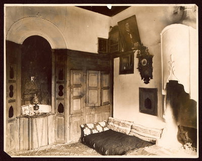 EU: Robevi brothers house in Ohrid, interior room (1914), Ohrid, 1914