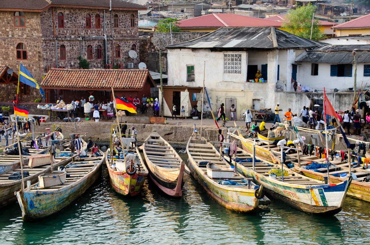 Ghana-elmina-harbor-flickr-crosby cj-PRECLEARED, Elmina, Ghana, 2011