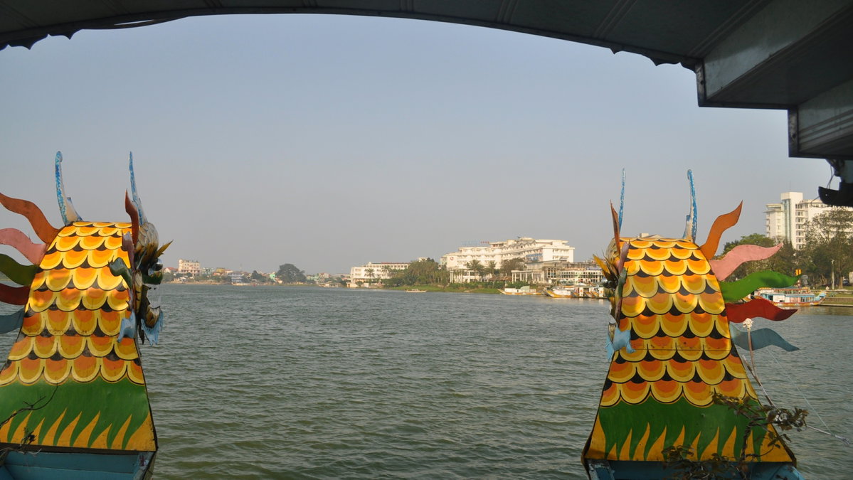Dragon boat cruise, Perfume River, Hue, Hue, Vietnam, 2012