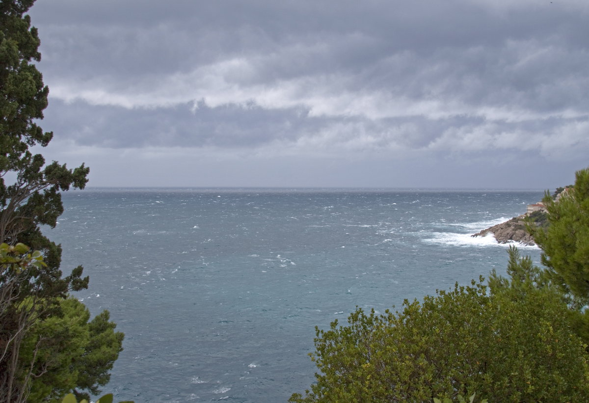 View from the cliffs, Dubrovnik, Croatia, 2009