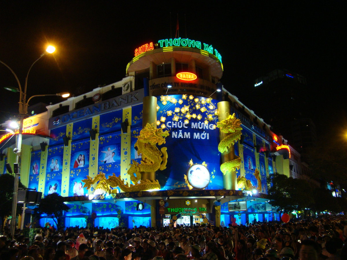 Thương xá TAX, Tết, Ho Chi Minh City, Vietnam, 2012