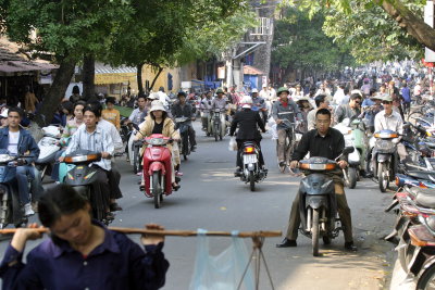 Hanoi traffic, Hanoi, 2004