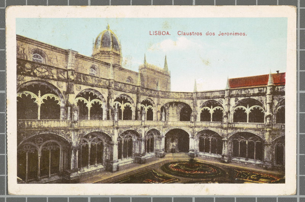 EU: Lisboa. Claustros dos Jeronimos. (1920), Lisbon, Portugal, 1920