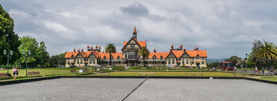 Exterior of the Rotorua Museum 02, Rotorua, 2017