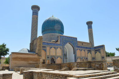 Mausoleum Courtyard, Samarkand, 2015