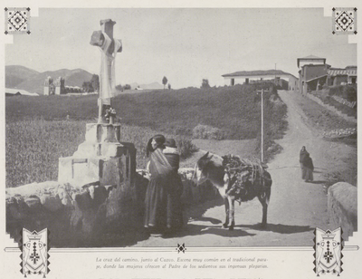 Cruz del camino junto a Cusco, Cusco, 1930