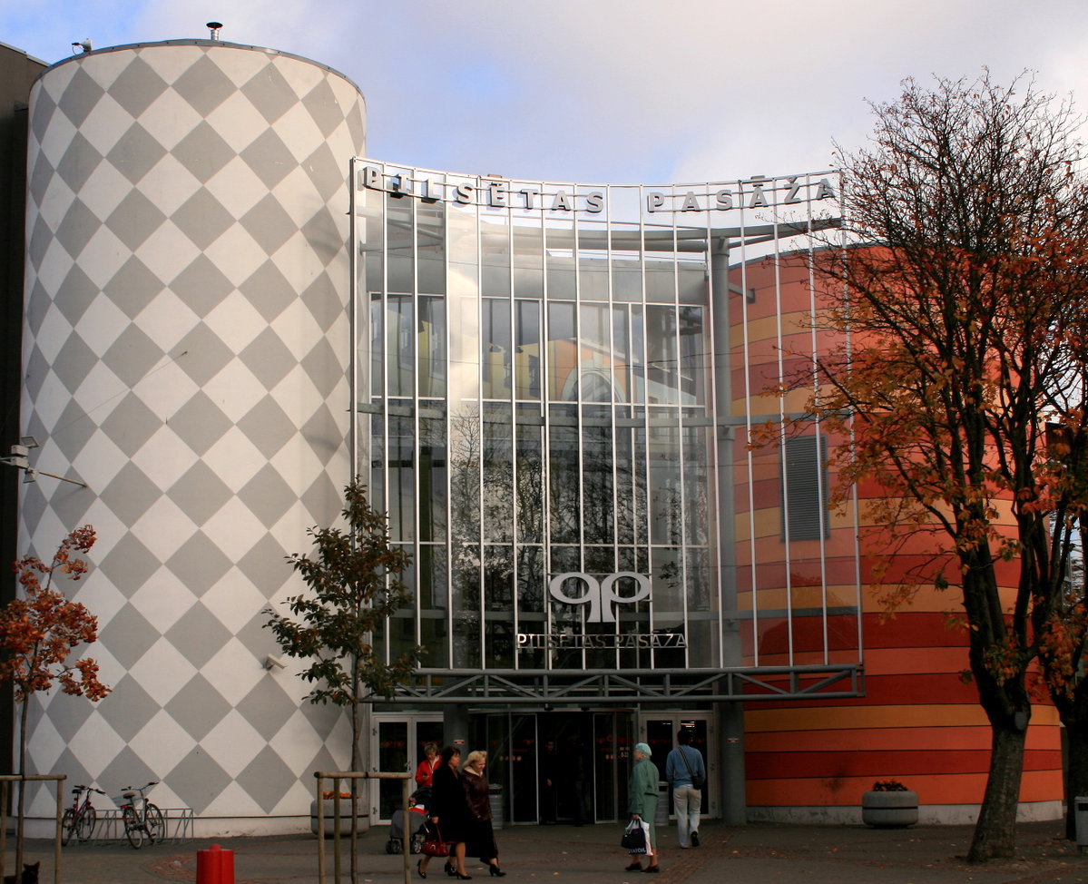 Shopping centre "Pasāža", Jelgava, Latvia, 2008