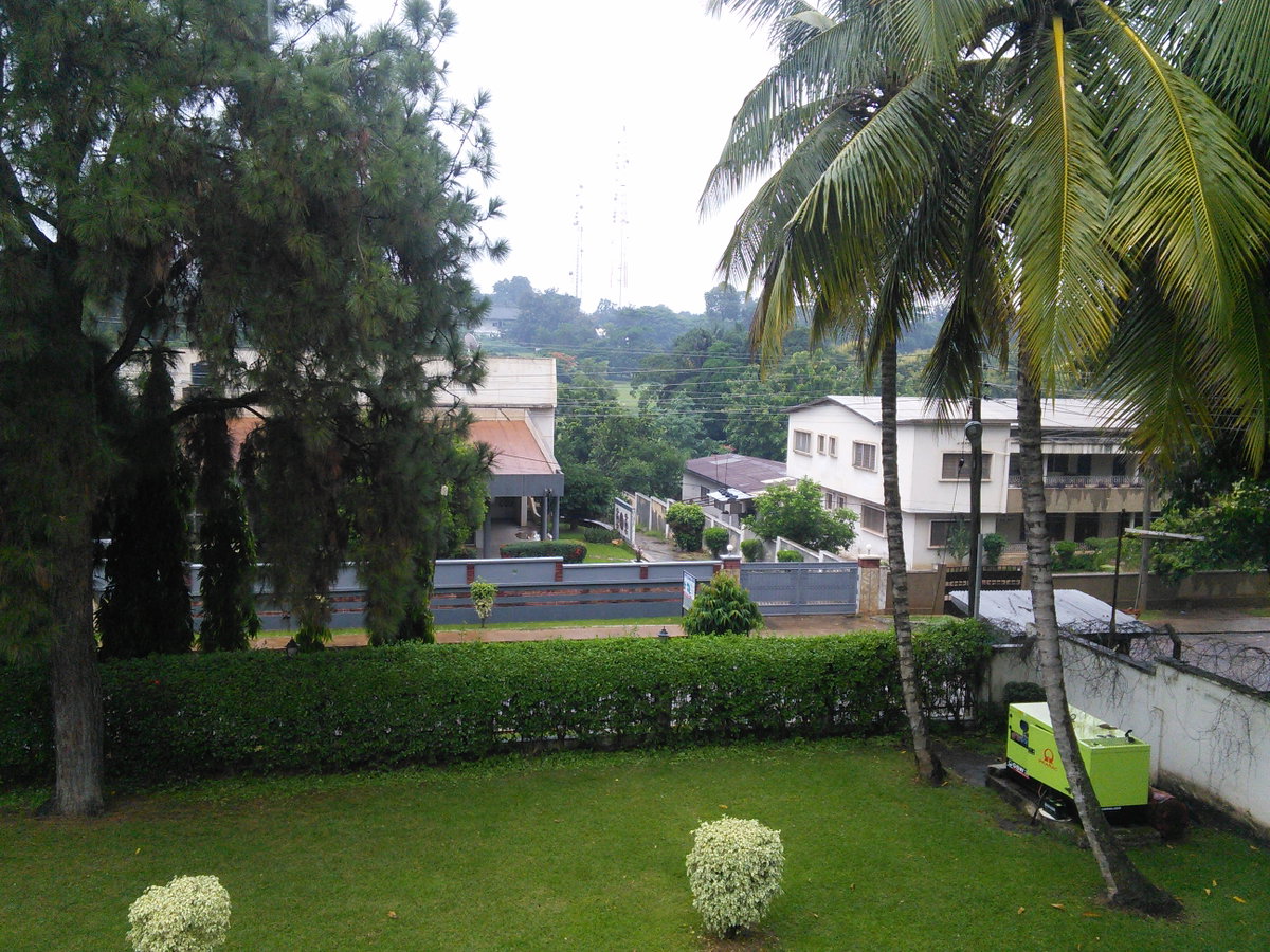 Lawn CAL Bank Guest House, Kumasi, Ghana, 2014