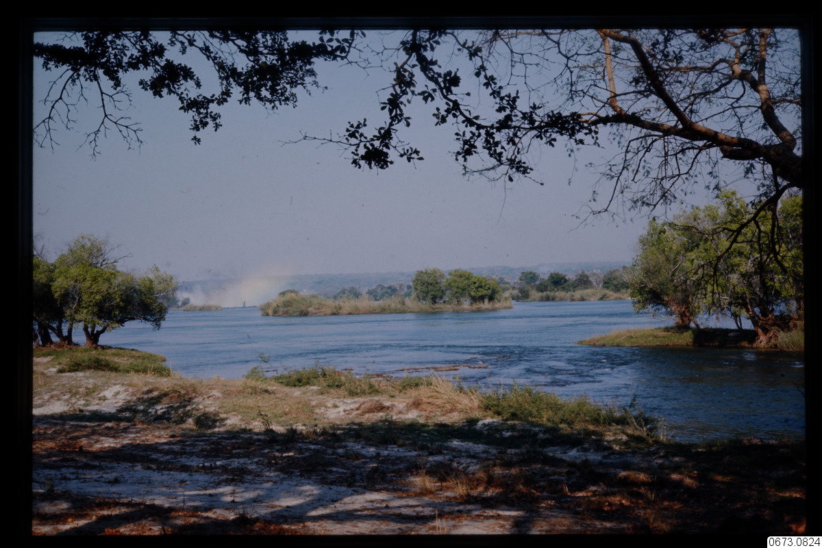 EU: Zambezi River near Victoria Falls, Livingstone (1969), Livingstone, Zambia, 1969