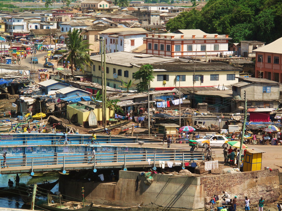 Benya River Bridge, Elmina, Ghana, 2009