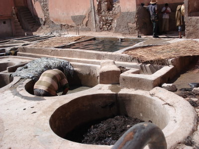 Marrakech tanneries, Marrakech, 2006