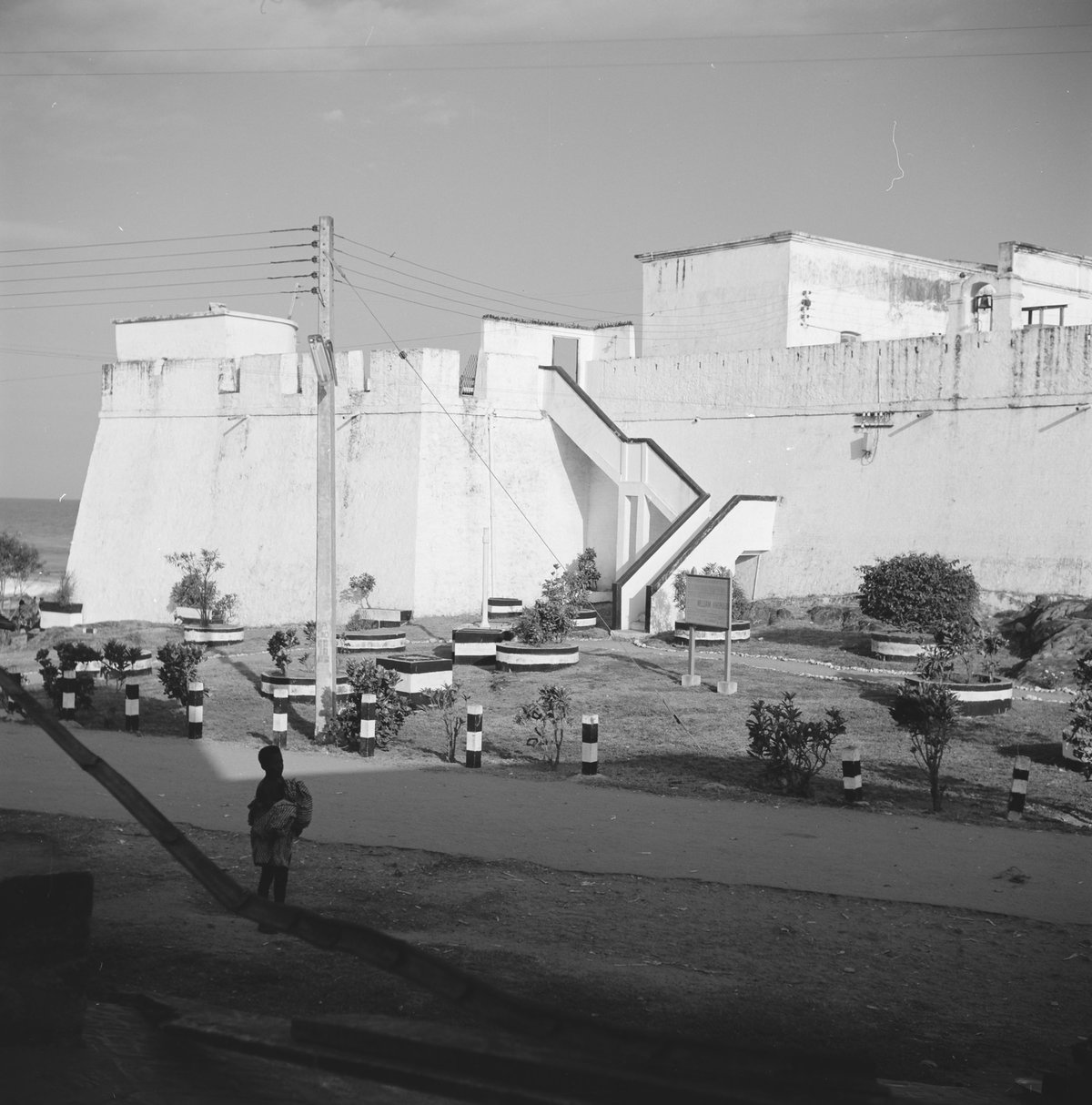 EU: Fort William, nieuwe toegang, Anomabu, Ghana, 1969