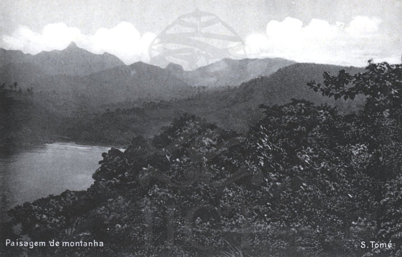 EU: São Tomé, Paisagem de montanha (1928), São Tomé, São Tomé and Príncipe, 1928