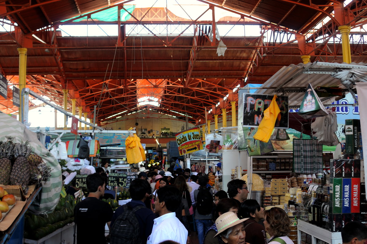 ARE - Interior of San Camilo Market in Arequipa, Peru, Arequipa, Peru, 2013