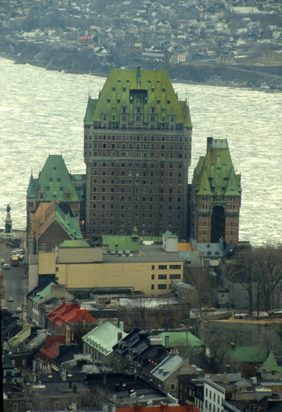 Chateau Frontenac, Quebec City — photos through time