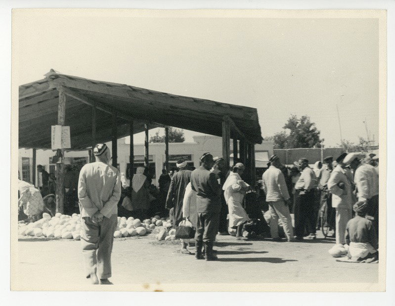 EU: Samarkand 1960, market (1960), Samarkand, Uzbekistan, 1960