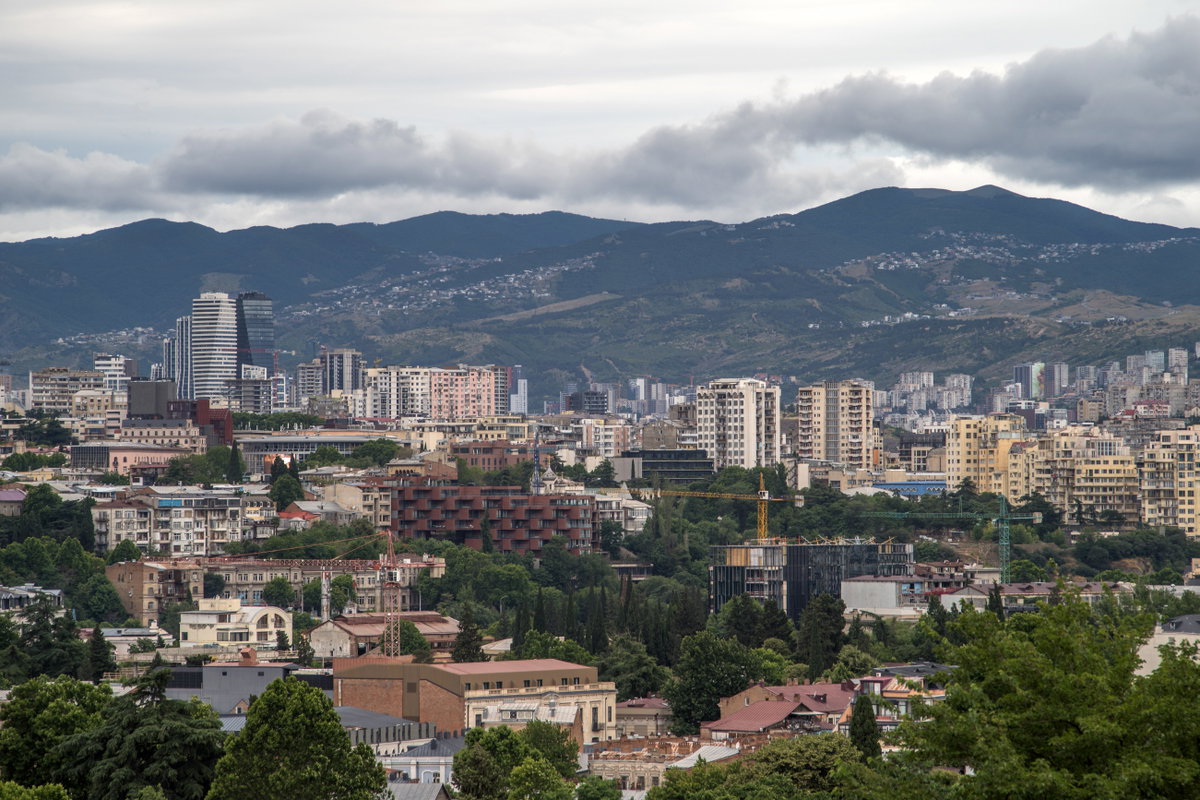 View of Tbilisi from Chaisubani Turn, Tbilisi, Georgia, 2025