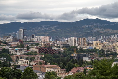 View of Tbilisi from Chaisubani Turn, Tbilisi, 2025