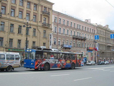 Saint Petersburg trolleybus 3715 Nevsky Prospect ZiU, Saint Petersburg, 2005