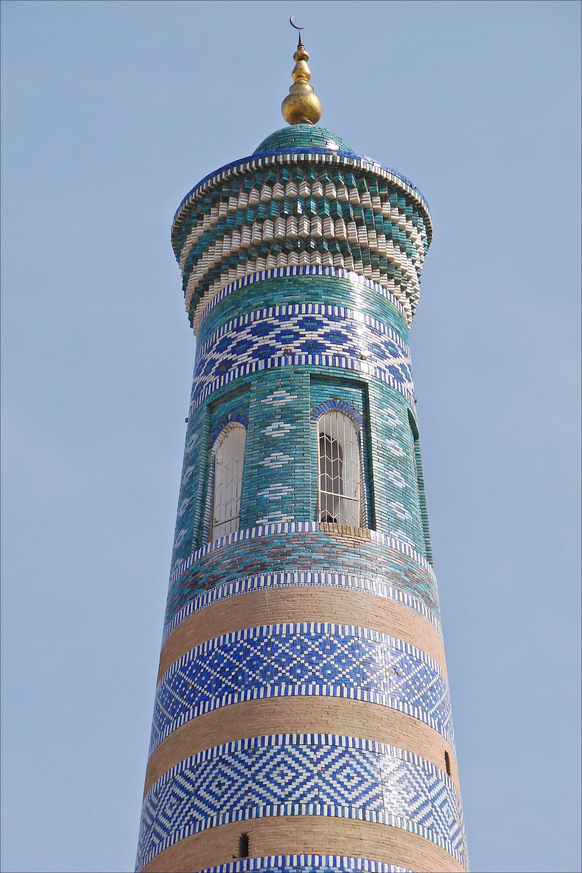 Le minaret Islam-Khodja (Khiva, Ouzbékistan), Khiva, Uzbekistan, 2011