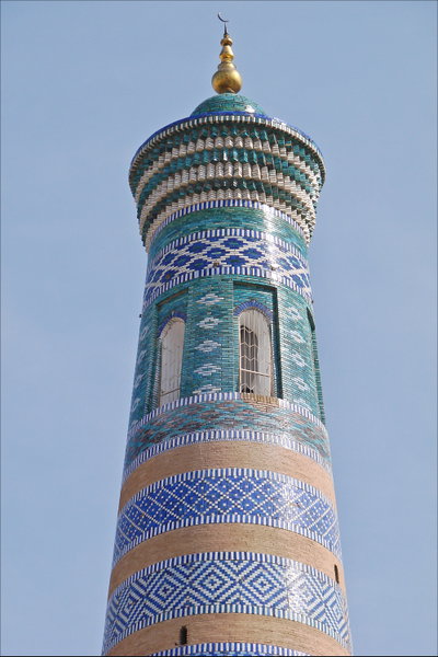 Le minaret Islam-Khodja (Khiva, Ouzbékistan), Khiva, 2011