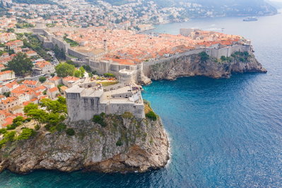 Bokar Fortress and the Old Town of Dubrovnik, Croatia, Dubrovnik, 2019