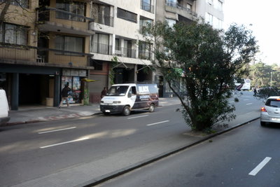 Obelisco foto, Montevideo — photos through time