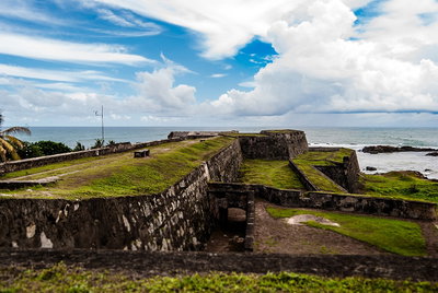 Galle Fort ramparts and sea, Galle, 2012