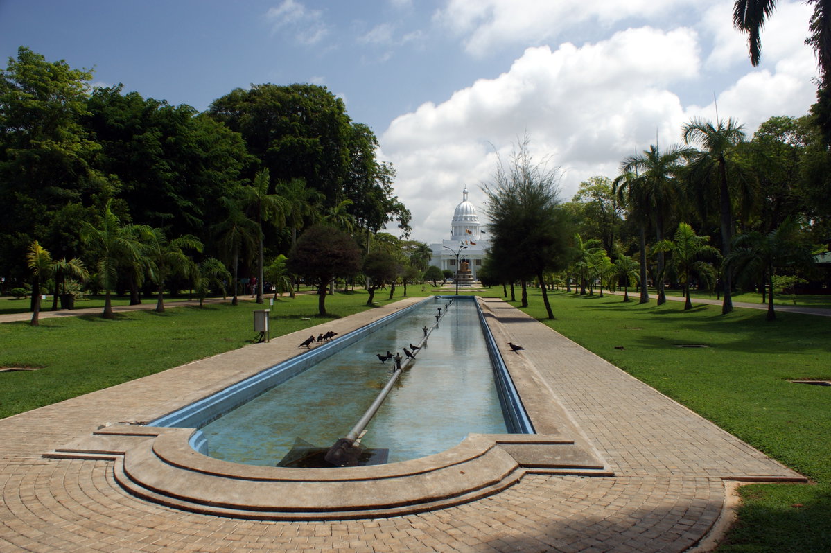 Viharamahadevi Park incl. Town Hall, Colombo, Sri Lanka, 2014
