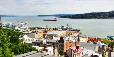 St Lawrence Seaway at Quebec City, Canada, Quebec City, 2012