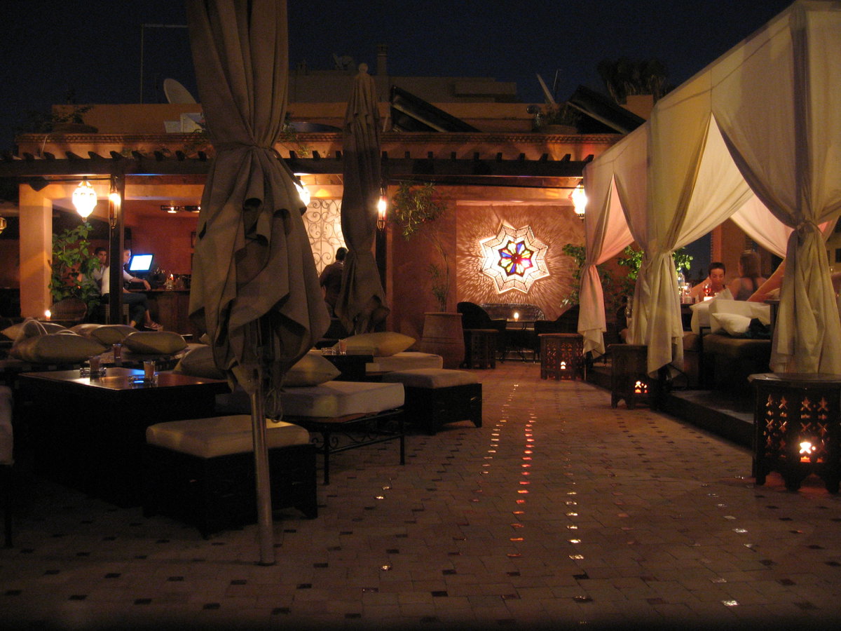 Restaurant in Marrakech, Marrakech, Morocco, 2008