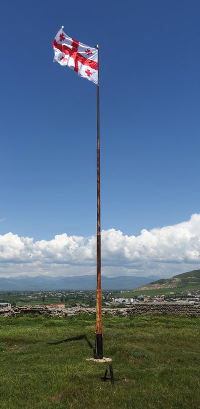 Georgian flag 2, Gori, 2018