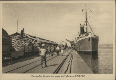EU: Um trecho do cais do porto do Lobito - Lobito (1940), Lobito, 1940