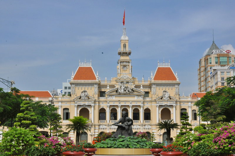 UBND tp Hcm,quan 1, Saigon vietnam, Ho Chi Minh City, Vietnam, 2012