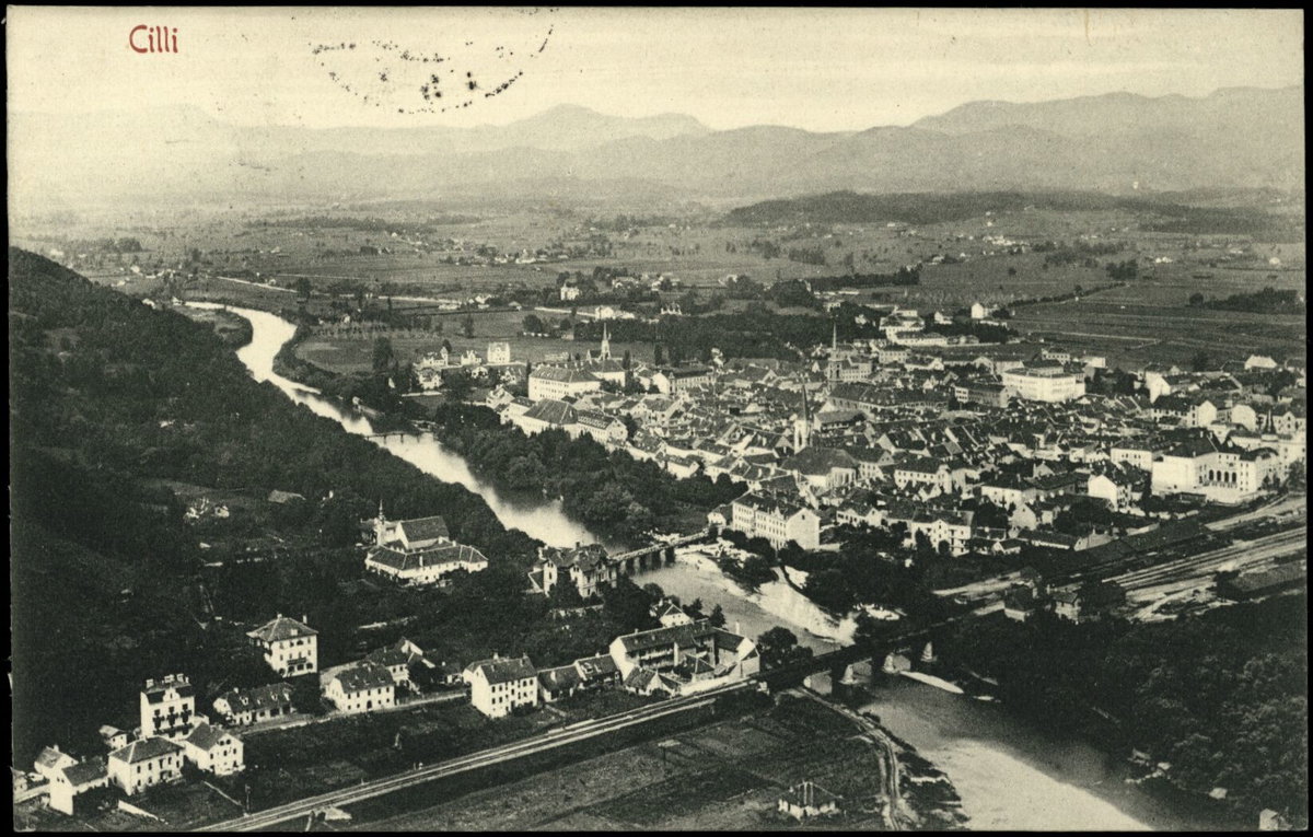 Postcard of Celje, Celje, Slovenia, 1908