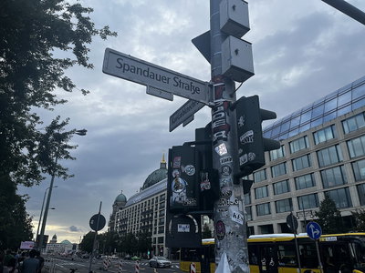 Street signs in Berlin, Berlin, 2022