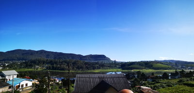 Scenery of Nuwaraeliya in srilanka from a rooftop, Nuwara Eliya, 2020