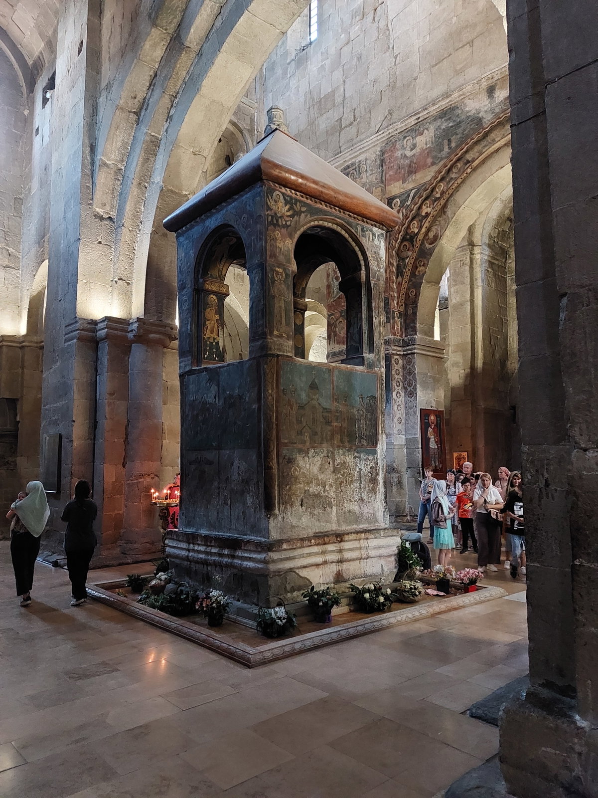 Interior of the Cathedral of the Living Pillar in Mtskheta, Georgia, Mtskheta, Georgia, 2023