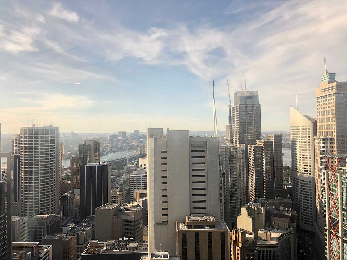 View north from Level 17 MLC Centre, Sydney, September, Sydney, Australia, 2019