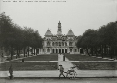 Le boulevard Charner et l'Hôtel de Ville, Saïgon (PV0017480), Ho Chi Minh City, 1920