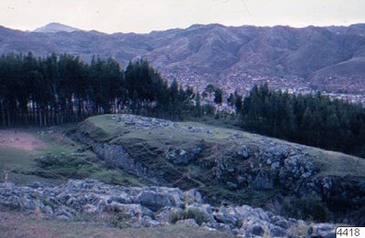 EU: ruin, fästning, fotografi, photograph (1980), Cusco, 1980