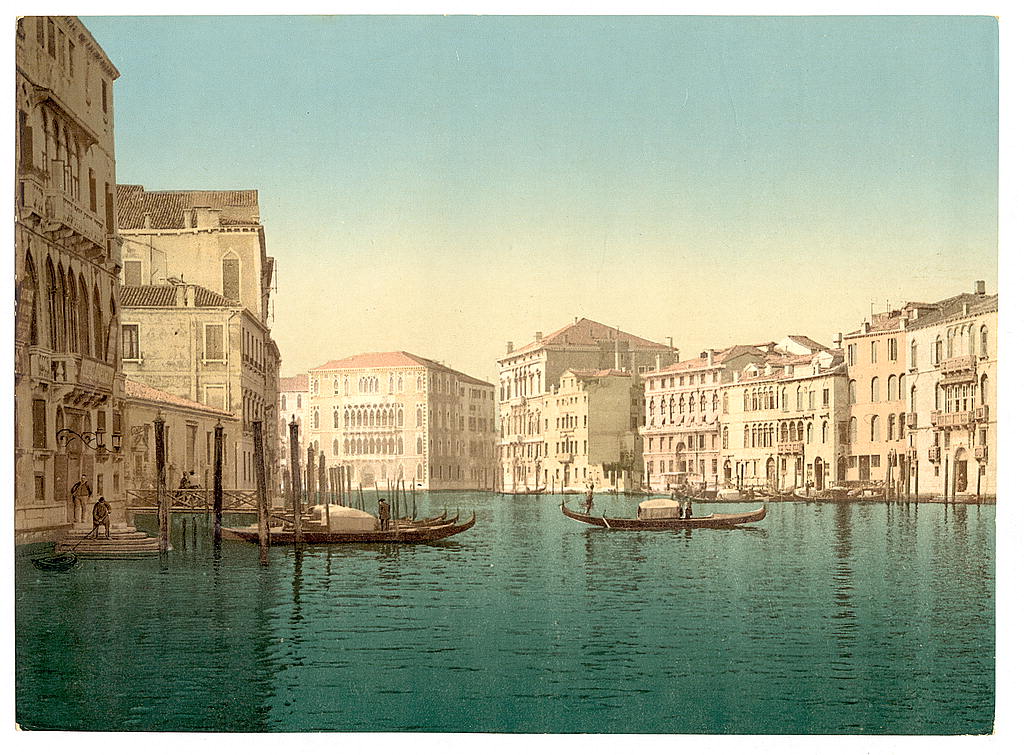 Venice Grand Canal, Venice, Italy, 1900
