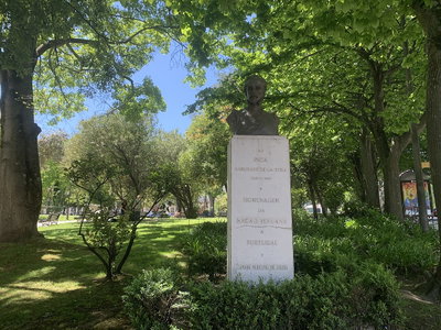 Garcilaso de la Vega statue, Lisbon, 2019