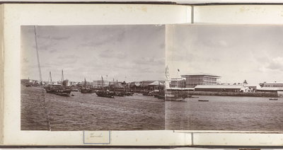 EU: Panorama van de haven van Zanzibar (1910), Stone Town, 1910