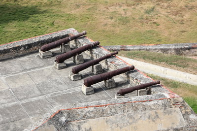 Castillo San Felipe de Barajas - Cannons, Cartagena, 2020